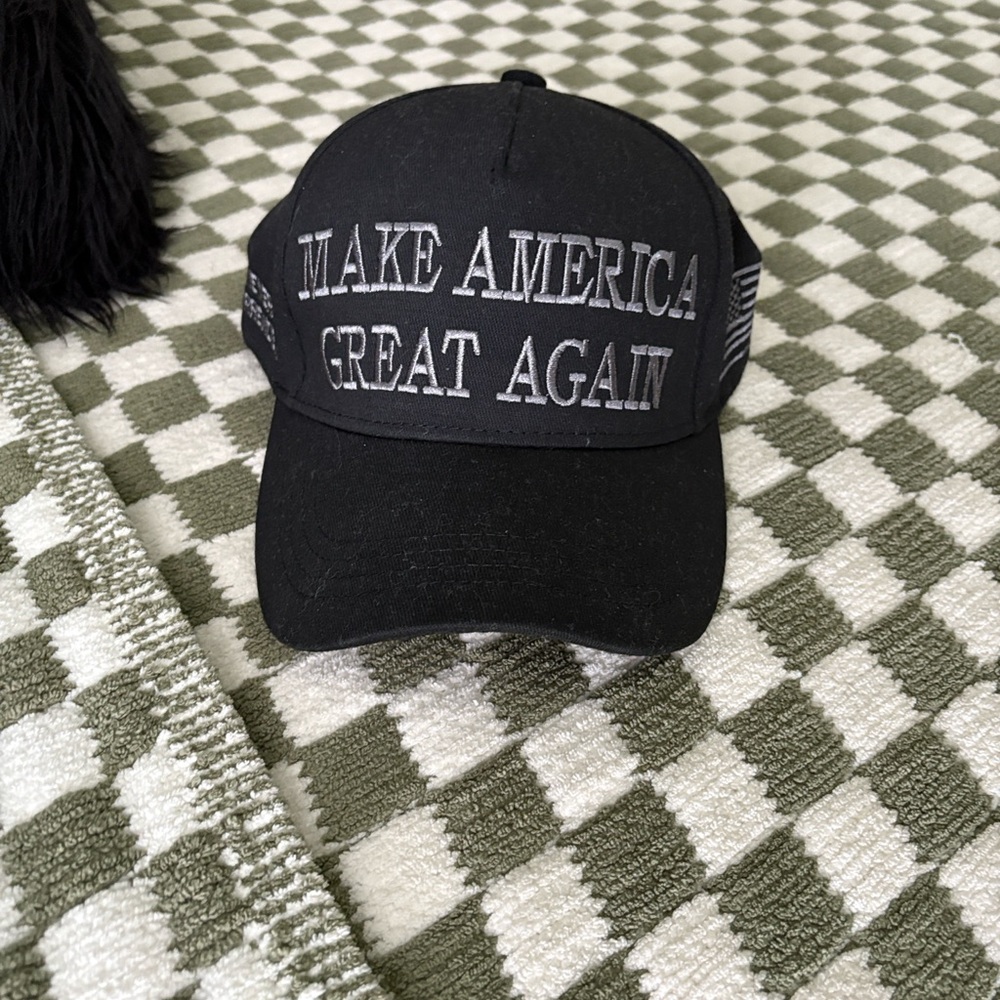 Black Embroidered Cap